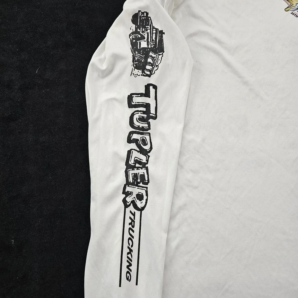 Andrew Scott Johnson Bass Tournament 2020 White Long Sleeve T-Shirt Men's M